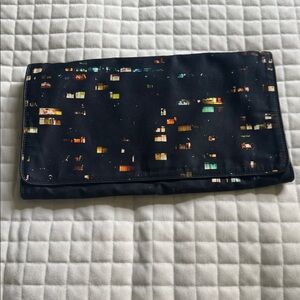 Dries Van Noten Black printed clutch